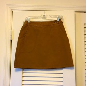 Jones New York Sport Brown A-line Mini-Skirt Size 4